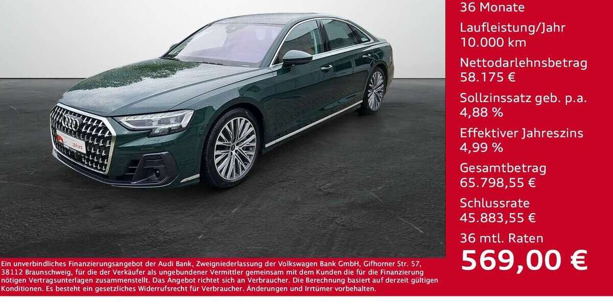 Audi A8 77.125 km 62.890 &euro; Osnabrück 49080
