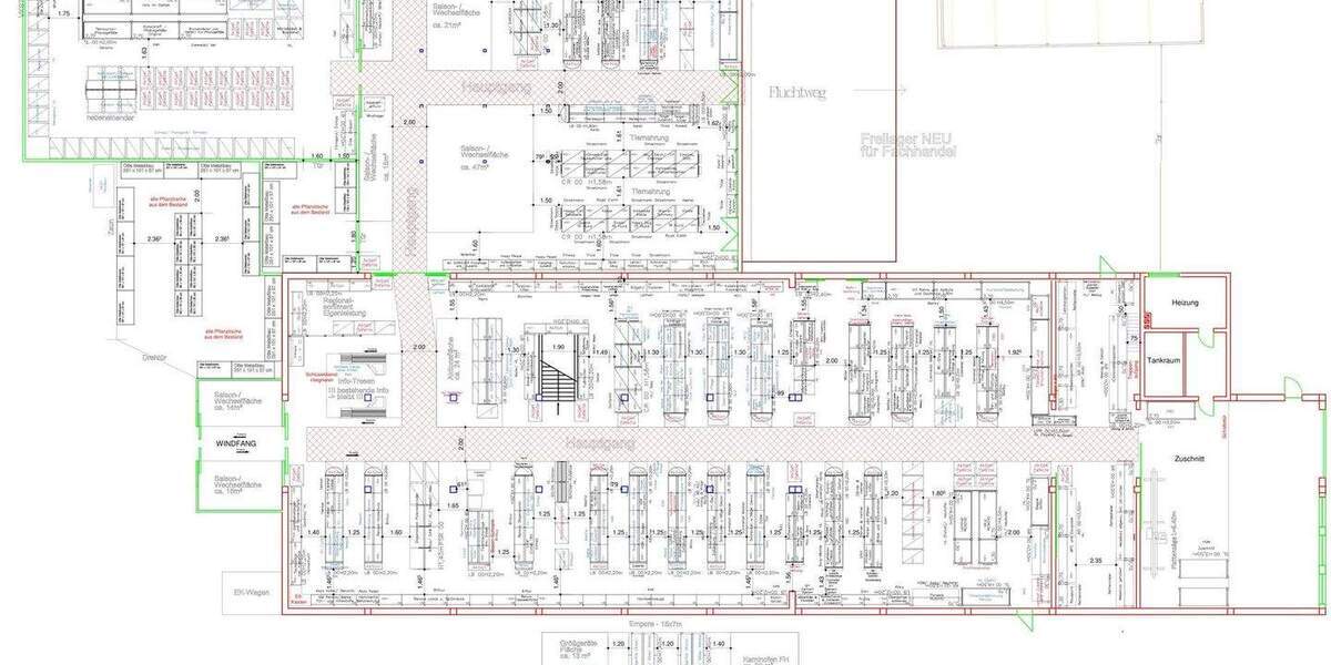Gewerbehalle mit Freiflächen - ehemaliger Baumarkt zimmer