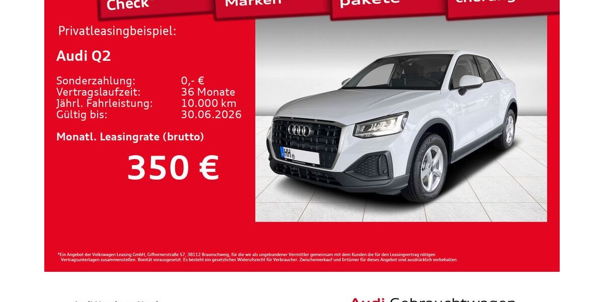 Audi Q2 1.574 km 27.880 &euro; Hamburg 22419