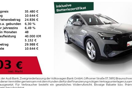 Audi Q4 e-tron 23.500 km 35.480 &euro; Nürnberg 90411