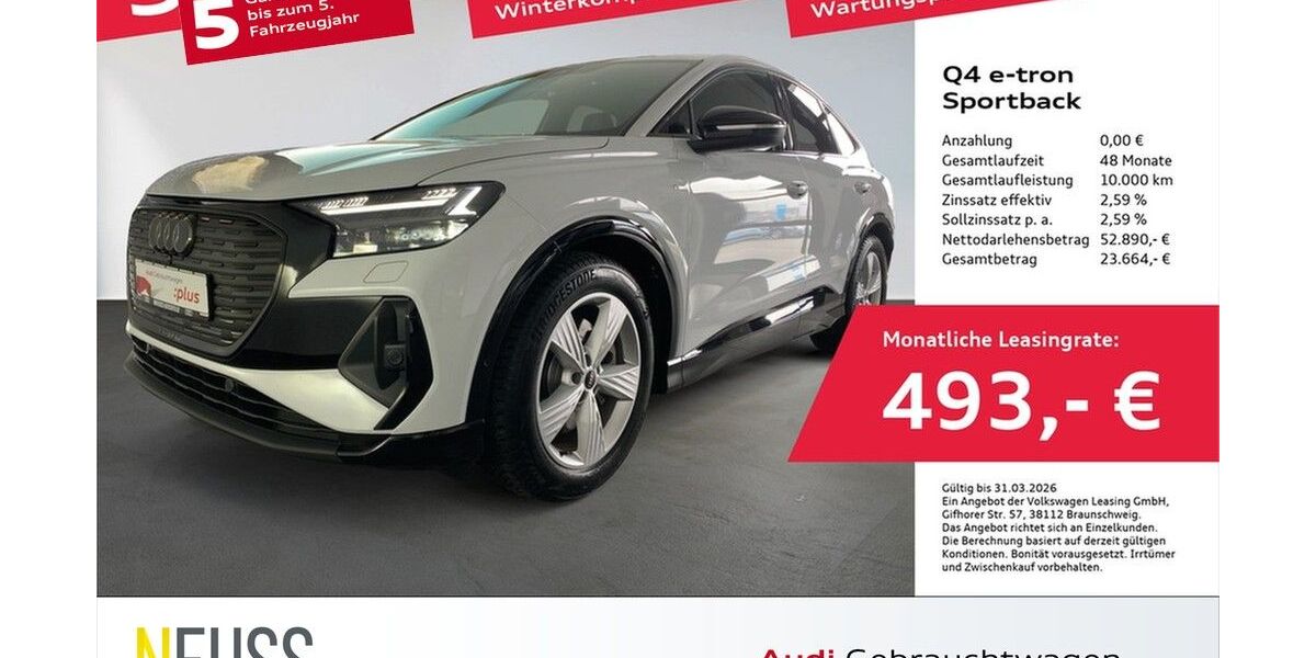 Audi Q4 e-tron 10.251 km 52.890 &euro; Pfarrkirchen 84347