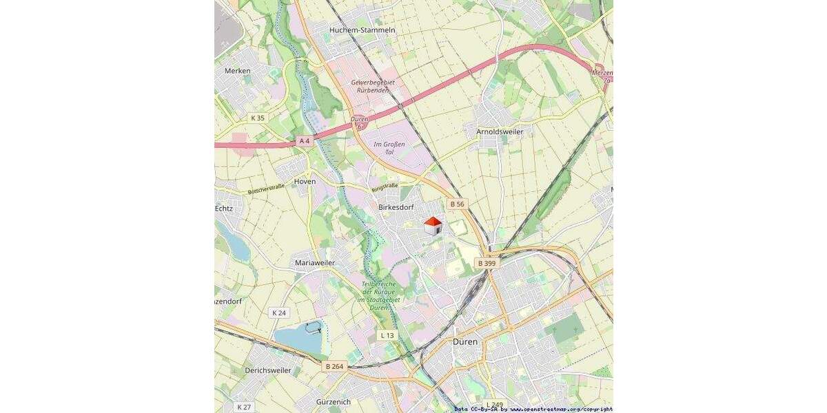 Etagenwohnung Düren Birkesdorf - 2 Zimmer, 58 m&sup2;, 125.000&euro; | Angebot:24298108