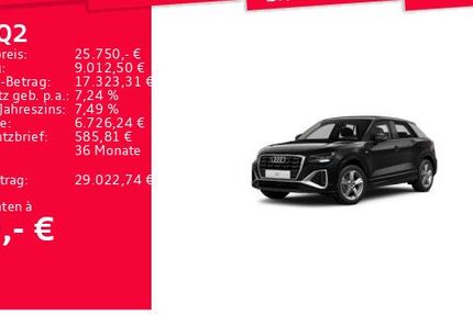 Audi Q2 48.257 km 25.450 &euro; Frankfurt am Main 60314