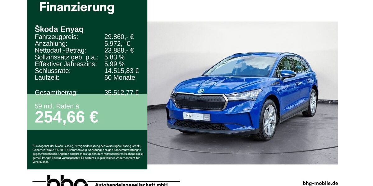 Skoda Enyaq 27.772 km 29.860 &euro; Bühl 77815