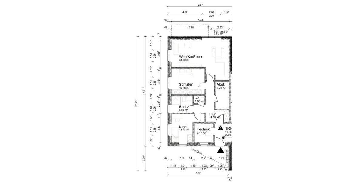 Etagenwohnung Hammah - 3 Zimmer, 82 m&sup2;, 1.209&euro; | Angebot:26420461