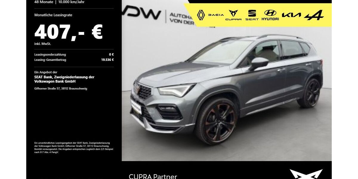 Cupra Ateca 23.900 km 32.480 &euro; Mosbach 74821