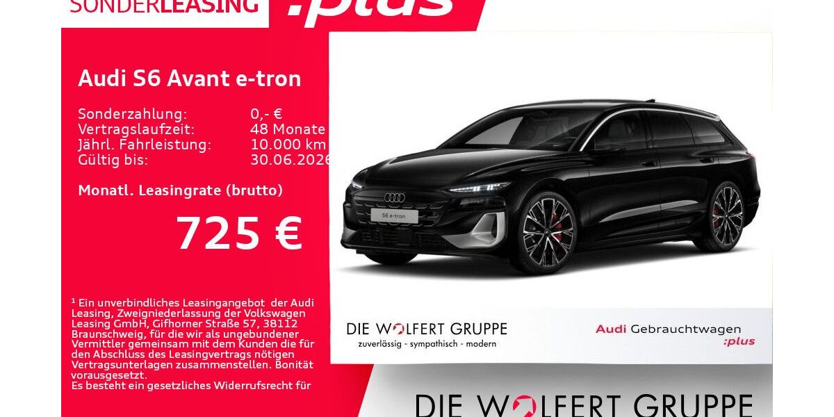 Audi S6 e-tron 5.836 km 82.340 &euro; Großwallstadt 63868