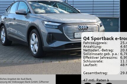 Audi Q4 e-tron 43.985 km 24.325 &euro; Buergstadt 63927