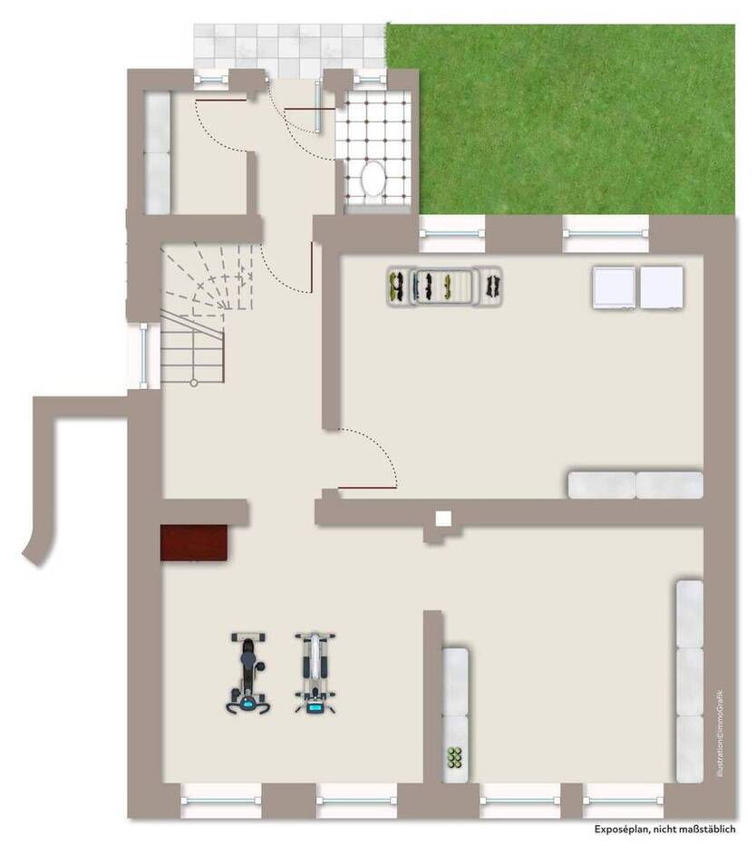 Freistehendes Ein-Zweifamilienhaus mit 9 Zimmern, 3 Bädern und ri