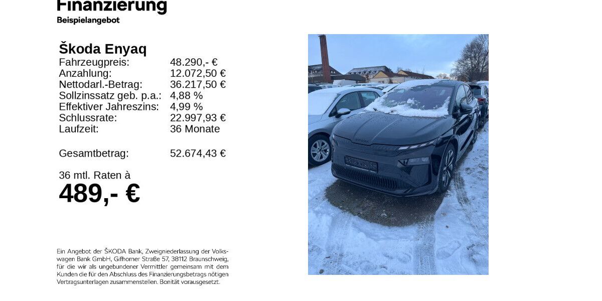 Skoda Enyaq 12.690 km 47.990 &euro; Hildesheim 31137