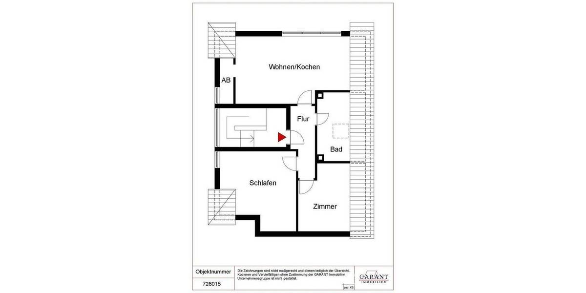 Etagenwohnung Beindersheim - 2 Zimmer, 65 m&sup2;, 660&euro; | Angebot:26825332