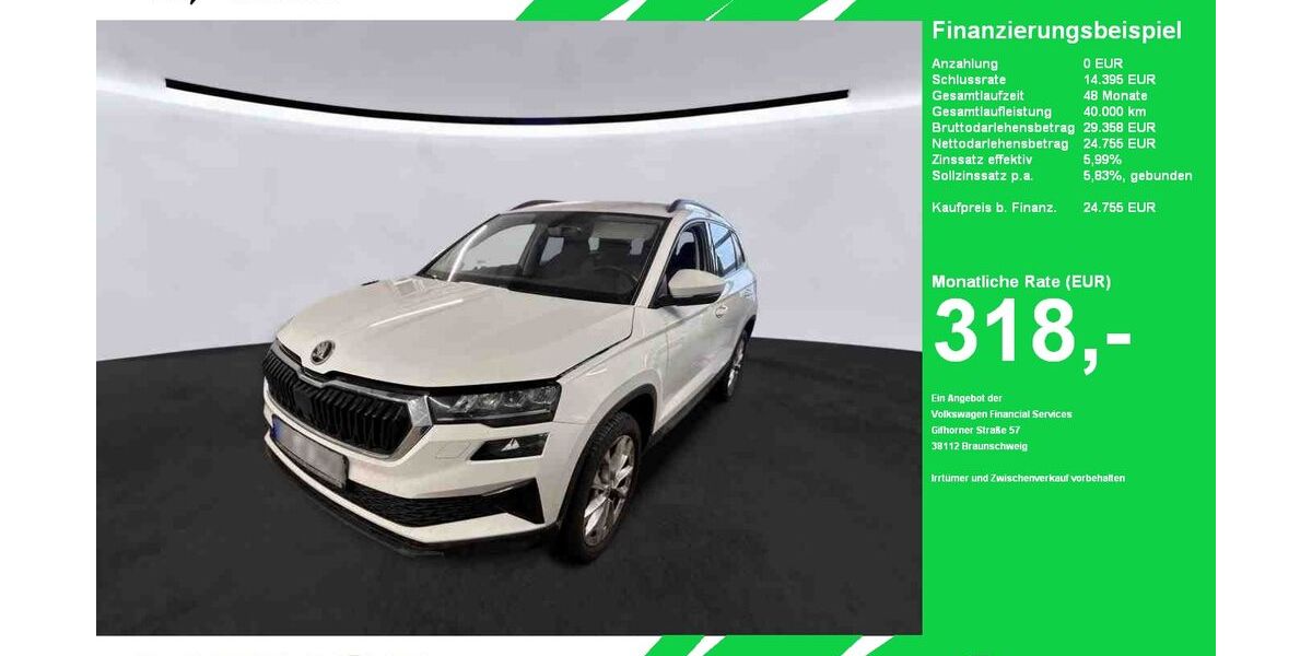 Skoda Karoq 97.338 km 24.755 &euro; Oelde (Stromberg) 59302