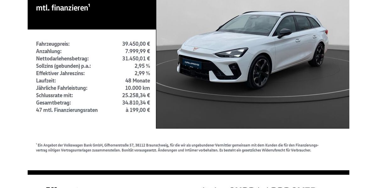 Cupra Leon 7.200 km 39.450 &euro; Nordhausen 99734