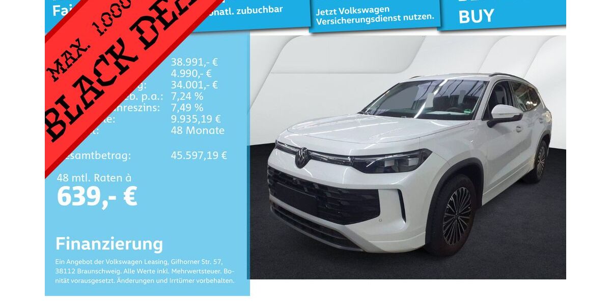 VW Tayron 26.498 km 38.991 € Mannheim 68309