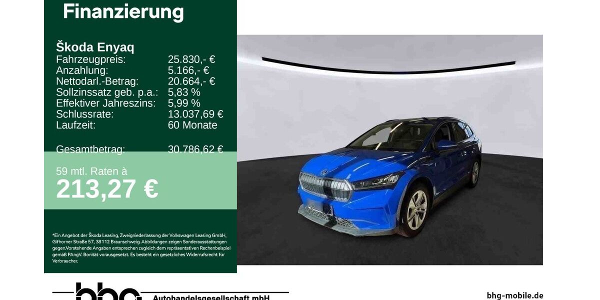 Skoda Enyaq 29.482 km 25.830 &euro; Freudenstadt 72250