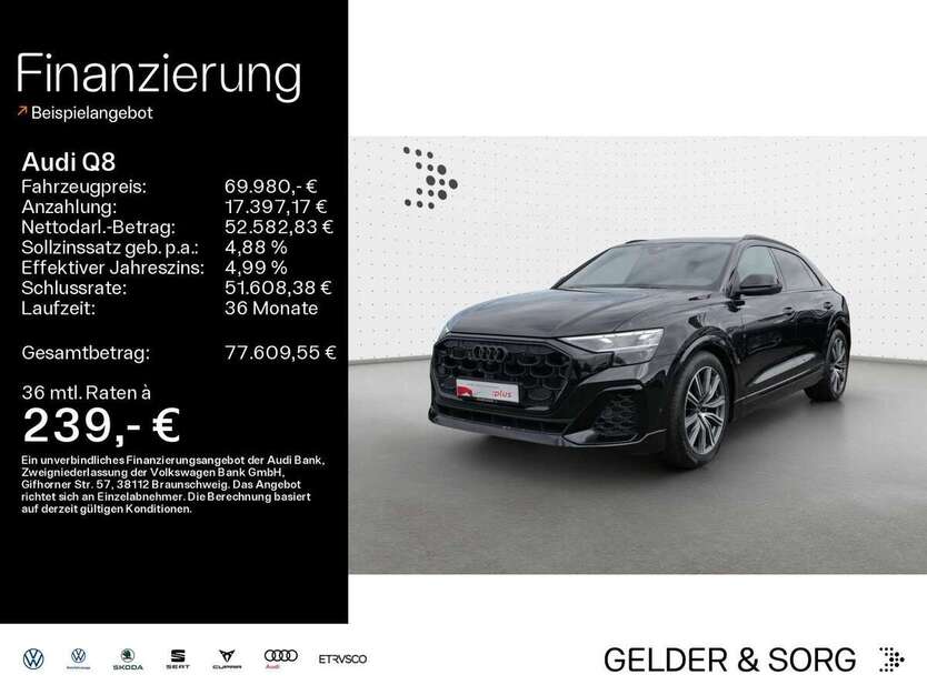 Audi Q8 28.650 km 69.980 € Ebern 96106