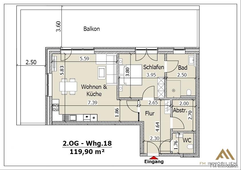 Einfamilienhaus Cappeln (Oldenburg) - 2 Zimmer, 120 m&sup2;, 980&euro; | Angebot:24713686
