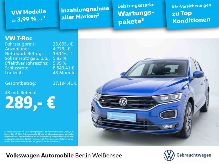 VW T-Roc 33.737 km 23.895 € Berlin 13088