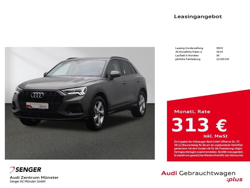 Audi Q3 5.637 km 39.880 € Münster 48153