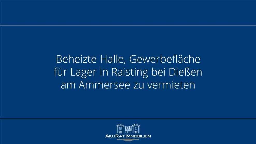 Halle in Dießen 485 € 100 m²