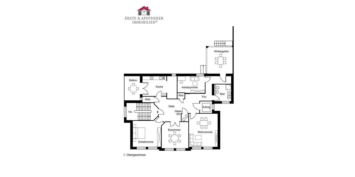 Etagenwohnung Lübeck St. Jürgen - 4 Zimmer, 160 m&sup2;, 1.088.000&euro; | Angebot:25606360