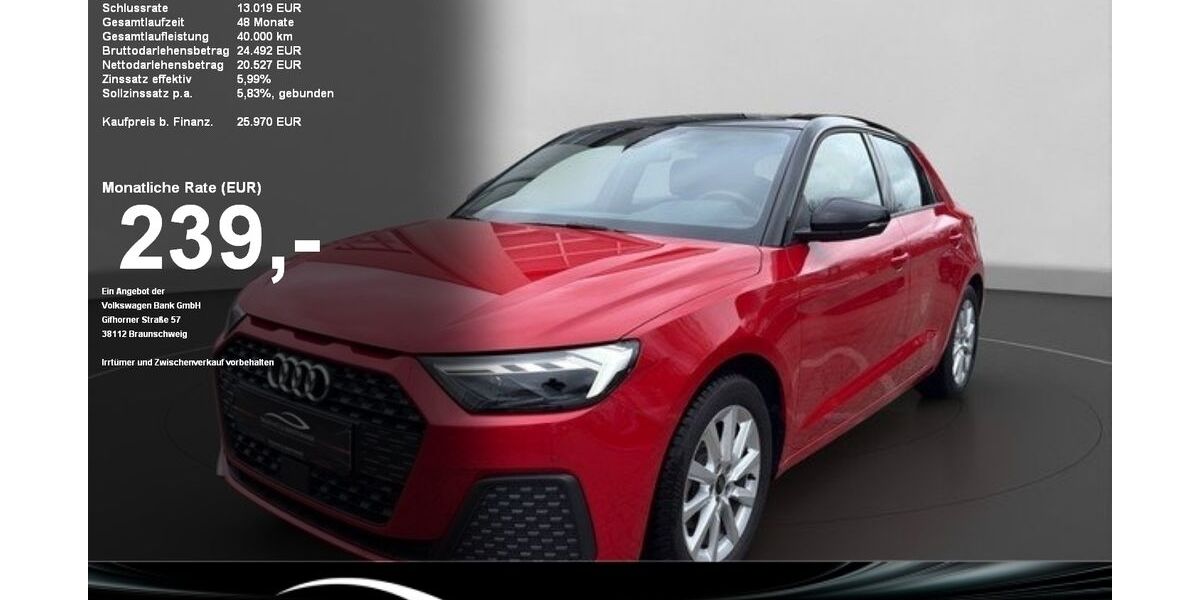 Audi A1 4.277 km 25.370 &euro; Sigmaringen 72488