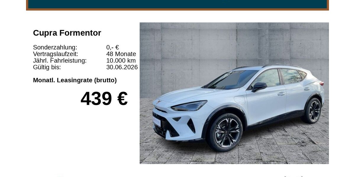 Cupra Formentor 7.000 km 41.890 &euro; Bayreuth 95448