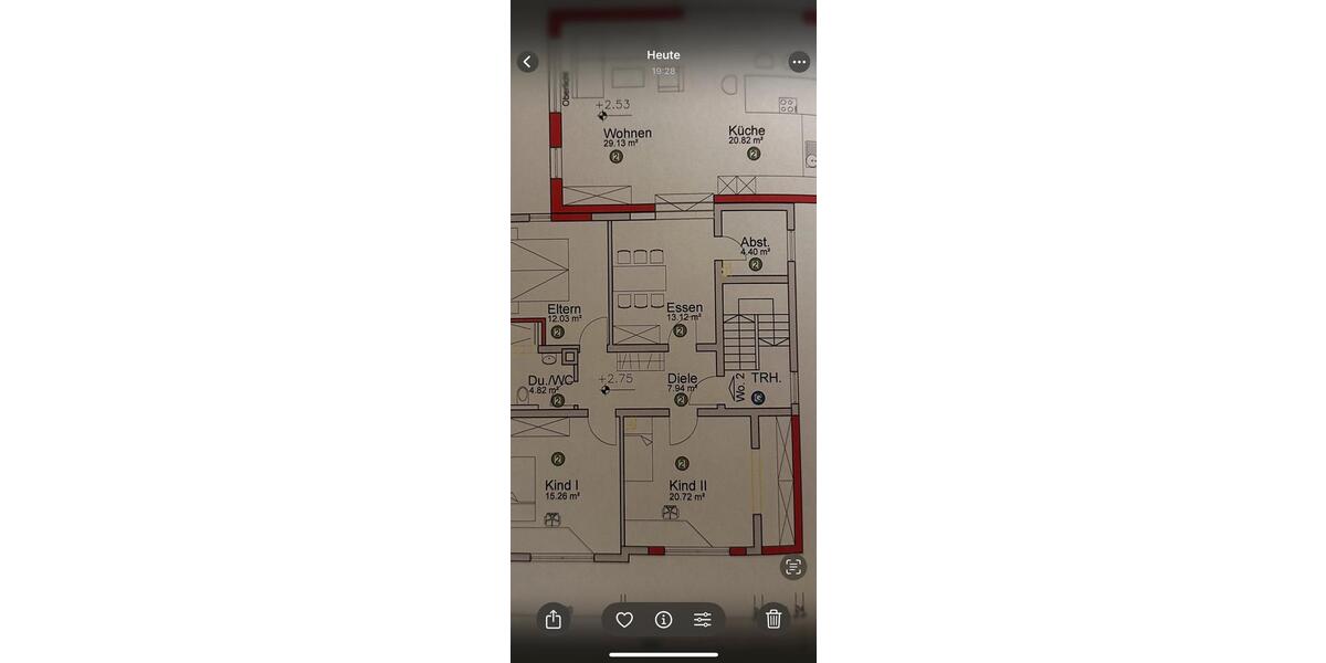 Etagenwohnung Mühlhausen - 5.5 Zimmer, 128 m&sup2;, 499.000&euro; | Angebot:25794303