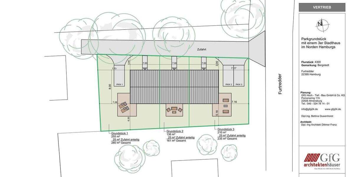 Reihenendhaus Hamburg Bergstedt - 5 Zimmer, 126 m&sup2;, 669.000&euro; | Angebot:25278794