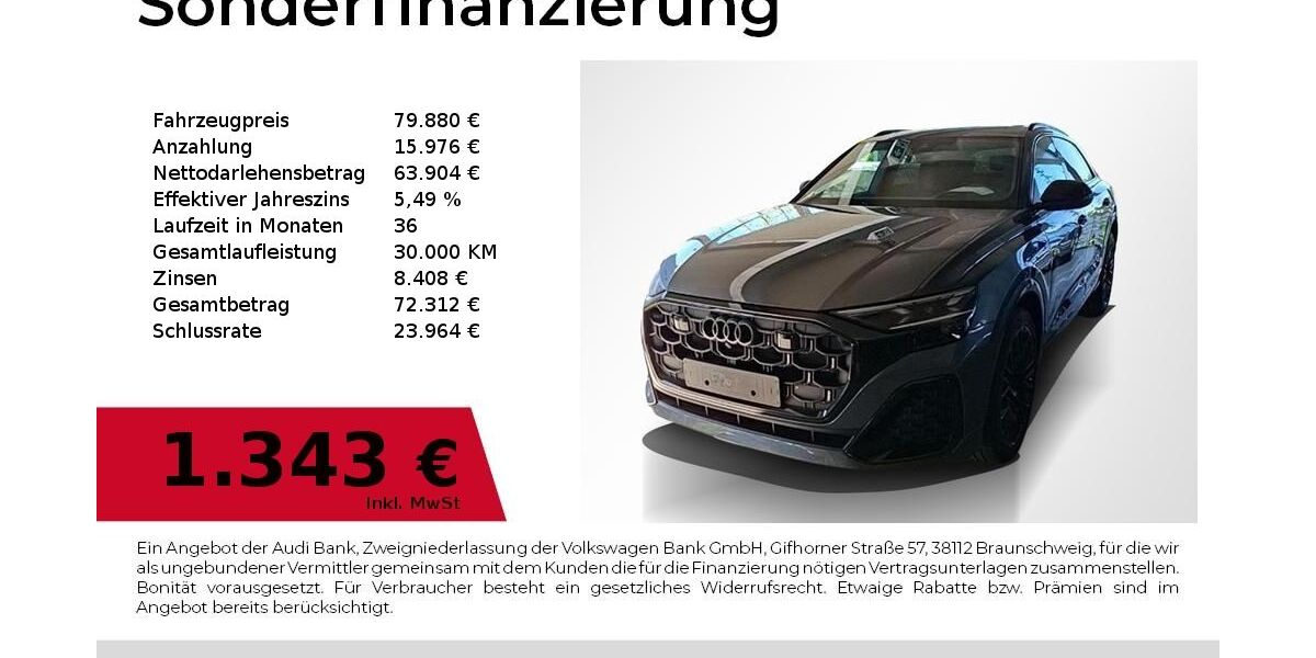 Audi Q8 21.920 km 79.880 &euro; Nürnberg 90441