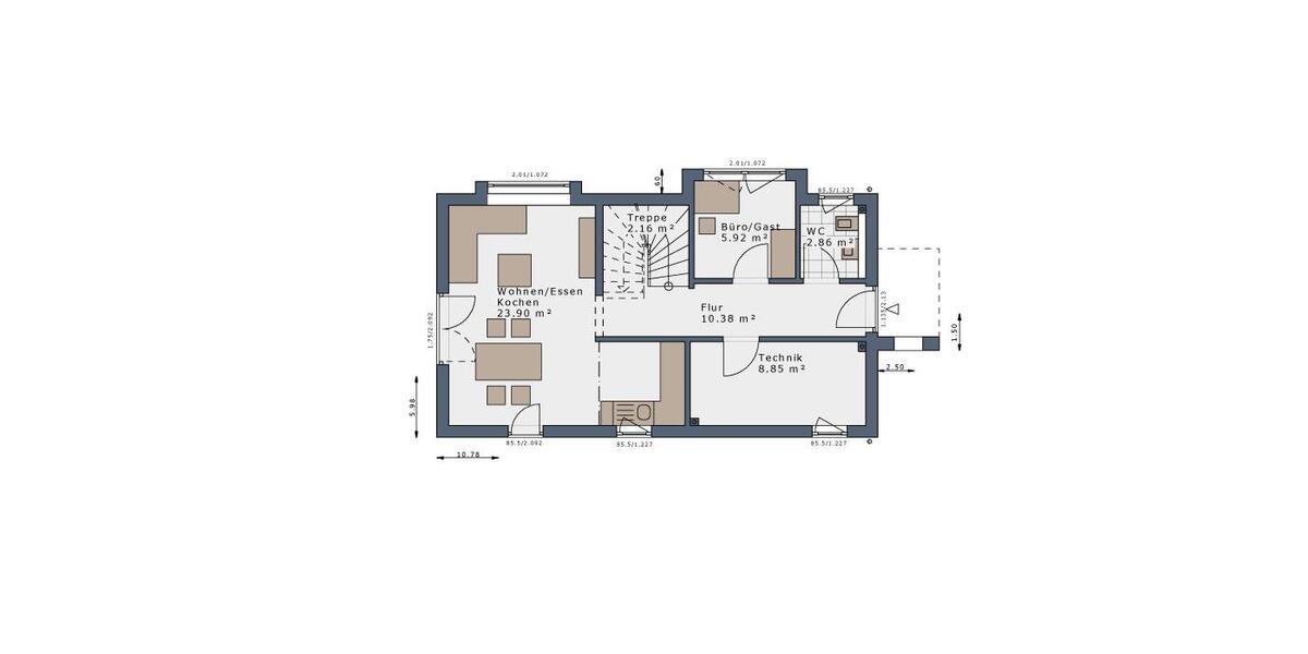 Einfamilienhaus Wanfried - 5 Zimmer, 107 m&sup2;, 1.392&euro; | Angebot:25783741