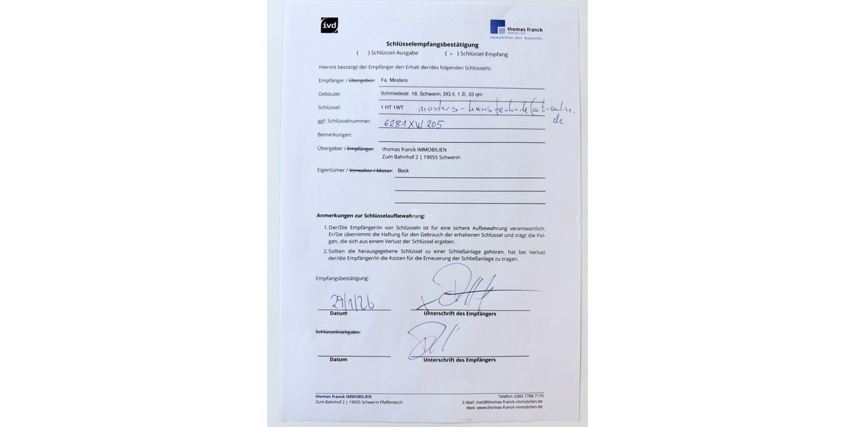 1-Zimmer-Apartment in Schwerins Altstadt – sofort frei! - Dachgeschoßwohnung Schwerin Altstadt | Angebot:26819346