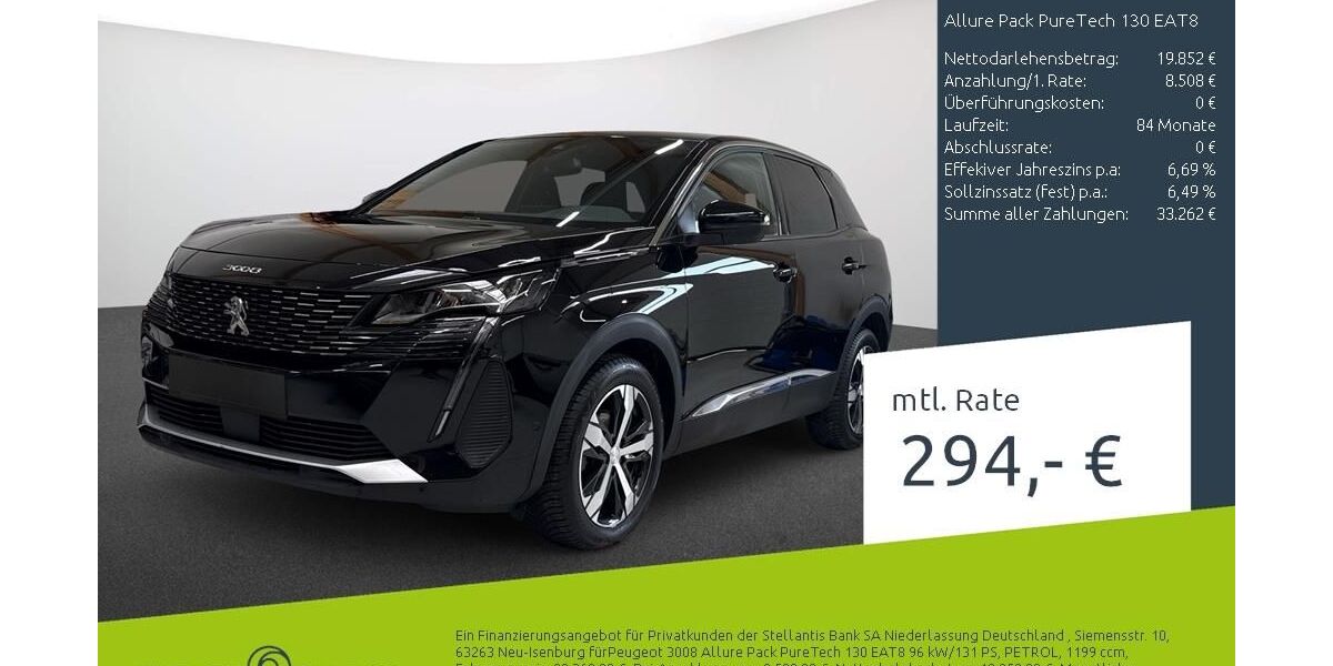 Peugeot 3008 45.115 km 28.360 &euro; Dülmen 48249