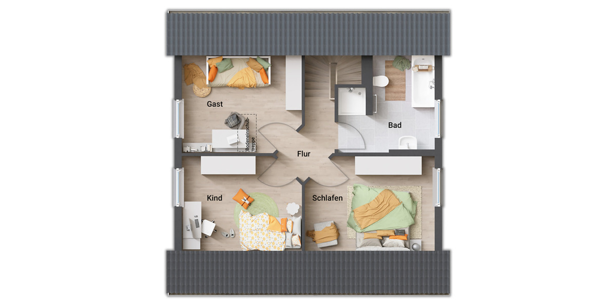 Einfamilienhaus Nessetal-Hochheim Hochheim - 4 Zimmer, 109 m&sup2;, 282.380&euro; | Angebot:25866280