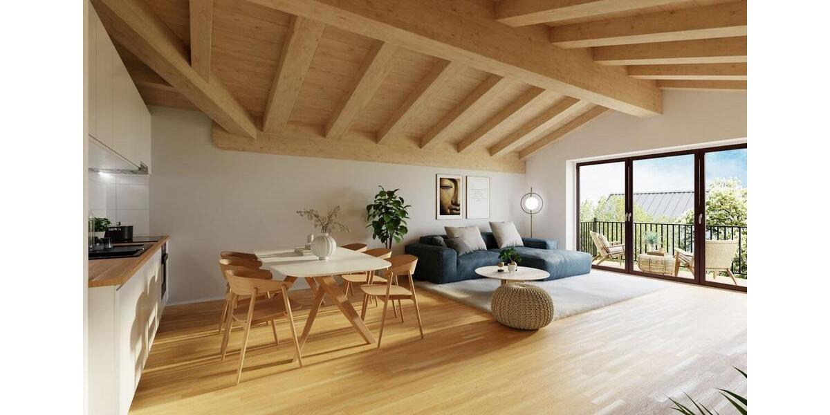 Dachgeschoßwohnung Peißenberg - 3 Zimmer, 79 m&sup2;, 1.185&euro; | Angebot:25392198