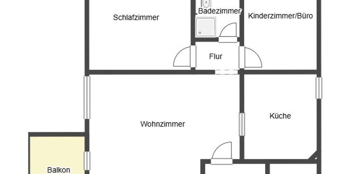 Etagenwohnung Doberschau-Gaußig Doberschau - 3 Zimmer, 63 m&sup2;, 179.000&euro; | Angebot:26344681