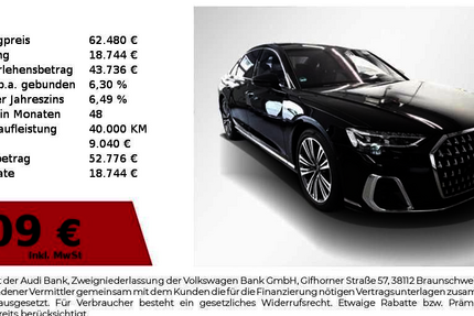 Audi A8 58.200 km 62.480 &euro; Nürnberg 90411