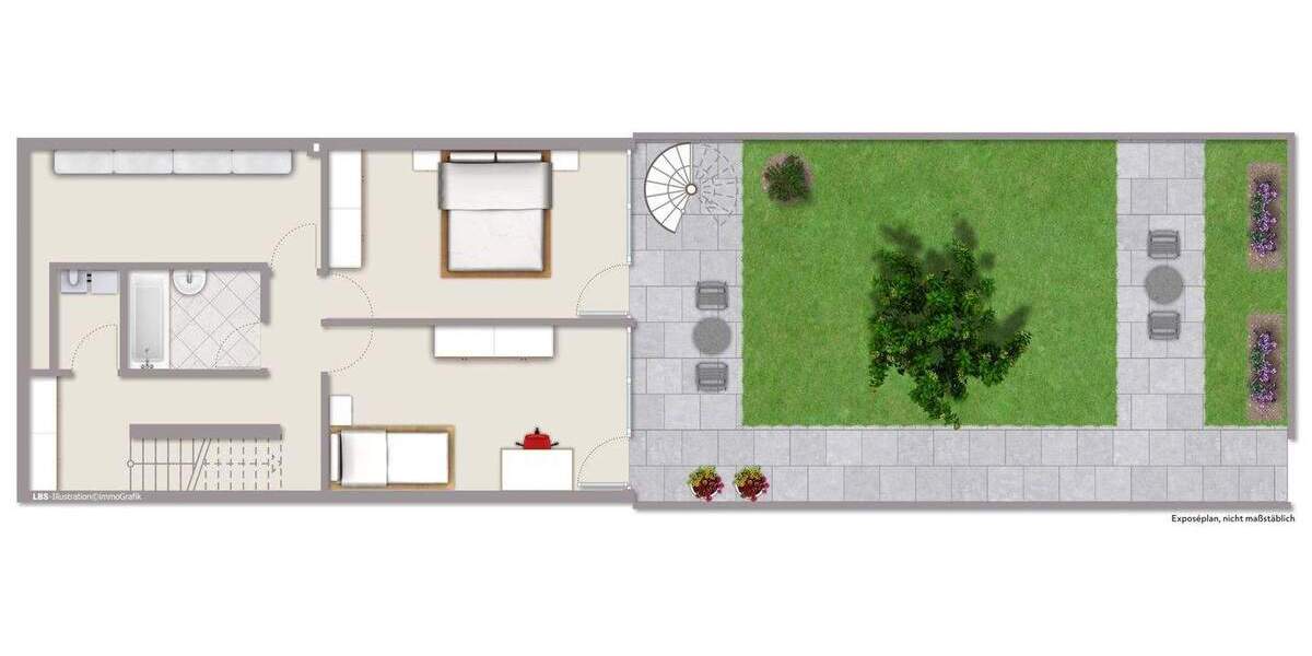 Reihenmittelhaus Steinhagen - 6 Zimmer, 143 m&sup2;, 329.000&euro; | Angebot:24449696