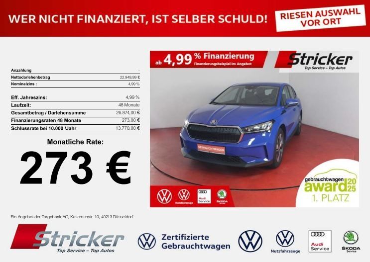 Skoda Enyaq 23.313 km 22.949 € Horn-Bad Meinberg 32805
