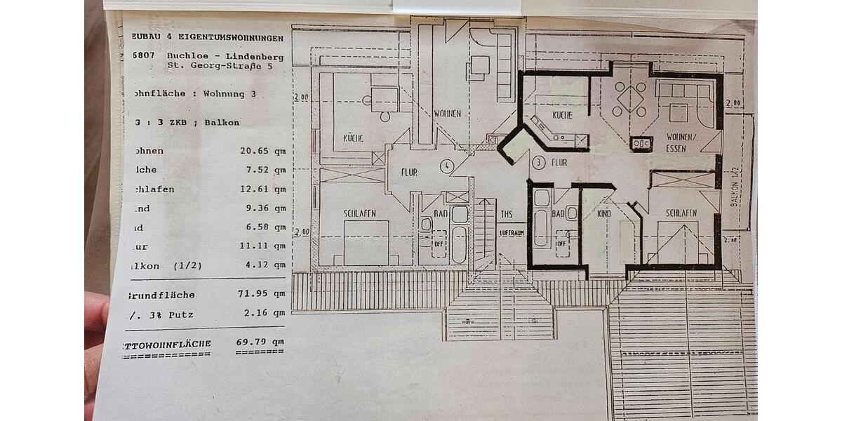 Etagenwohnung Buchloe - 3 Zimmer, 70 m&sup2;, 339.000&euro; | Angebot:26857165