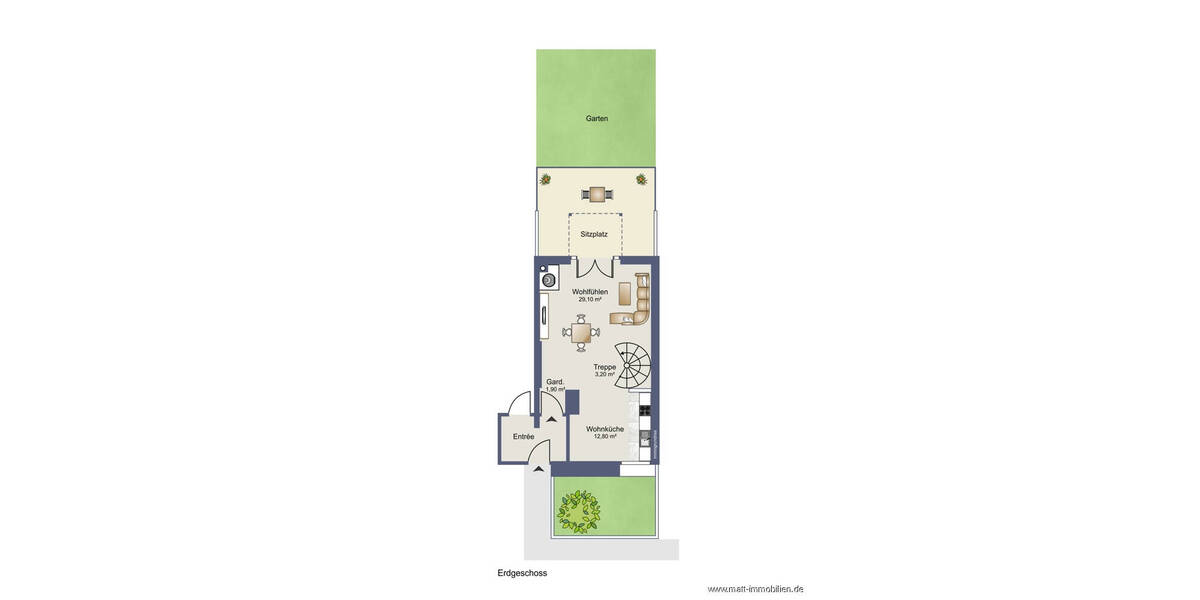 Reihenmittelhaus Rielasingen-Worblingen Rielasingen - 5 Zimmer, 123 m&sup2;, 419.000&euro; | Angebot:25692987