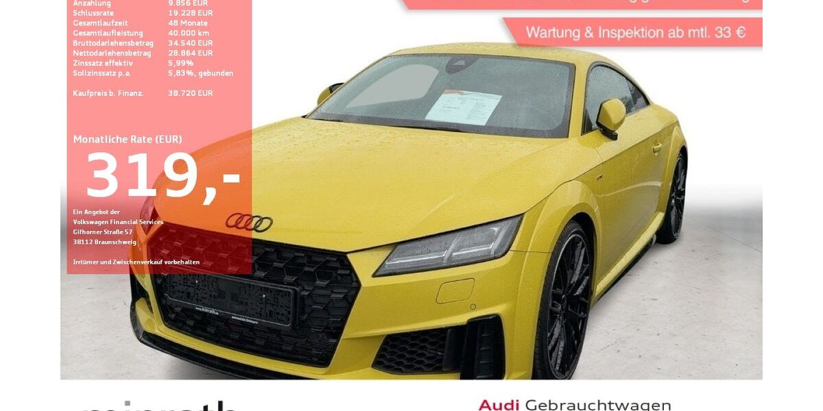 Audi TT 23.517 km 38.220 &euro; Moers-Hülsdonk 47441