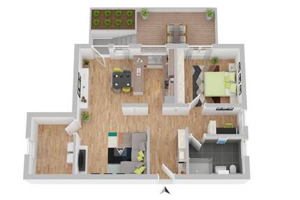 Wohnung Mössingen - 2 Zimmer, 74 m&sup2;, 353.000&euro; | Angebot:24037081