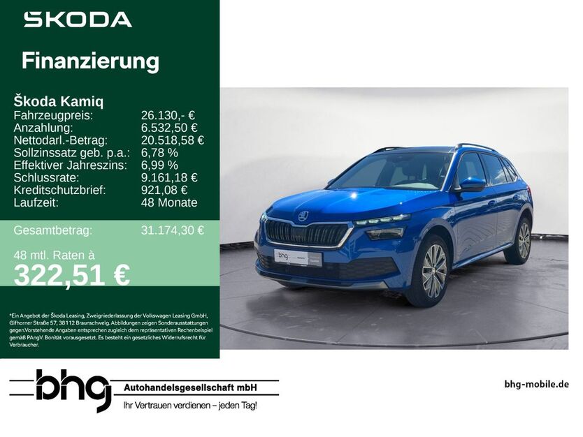 Skoda Kamiq 76.928 km 26.130 € Freudenstadt 72250