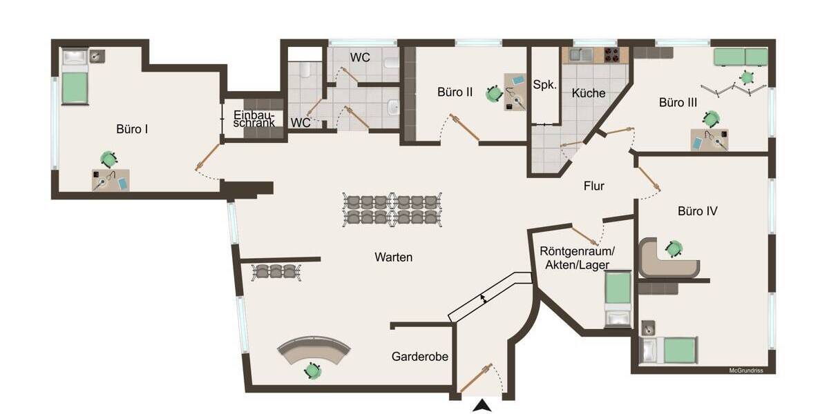 Gewerbeobjekt Detmold Innenstadt - 5 Zimmer, 1.100&euro; | Angebot:26161705