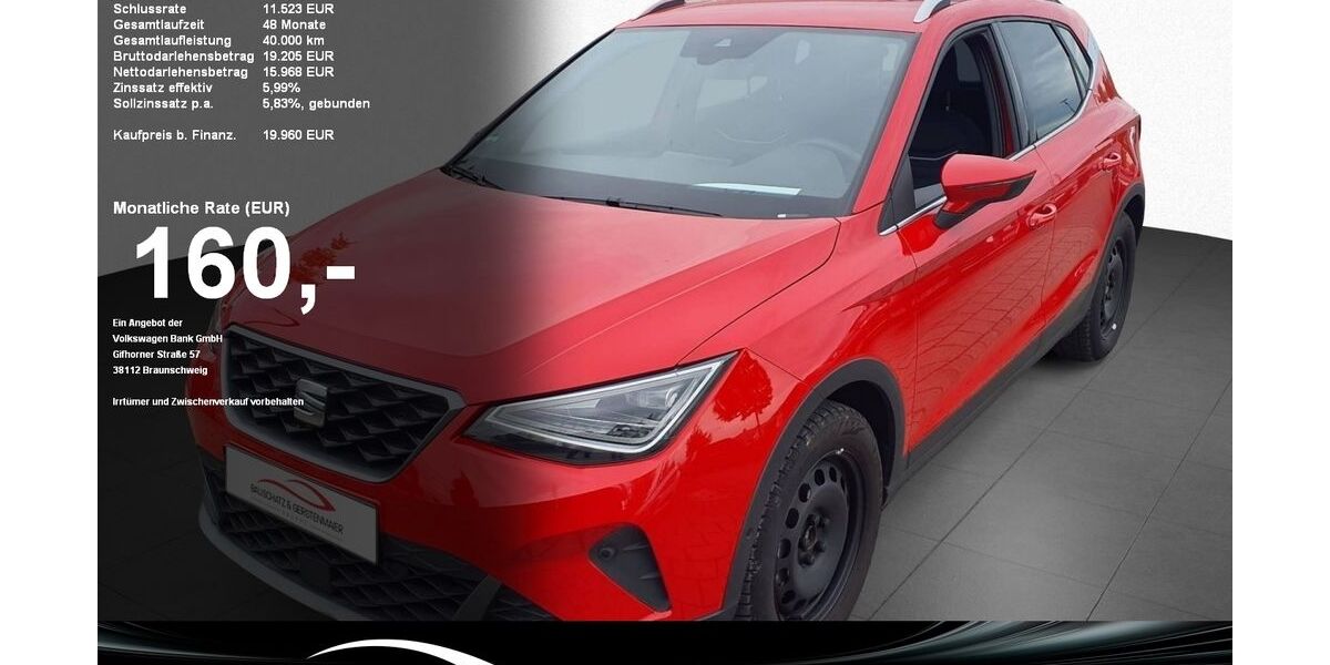 Seat Arona 39.335 km 19.960 &euro; Baden-Baden 76530