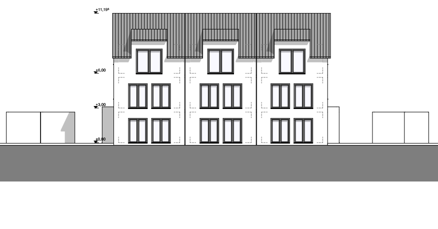 Abrisshaus mit Baugenehmigung für 3 Reihenhäuser in schöner Lage von Sehlem