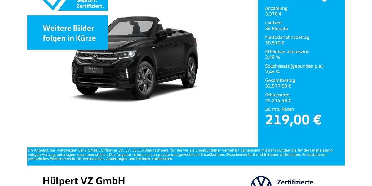 VW T-Roc 6.294 km 33.566 &euro; Dortmund 44141