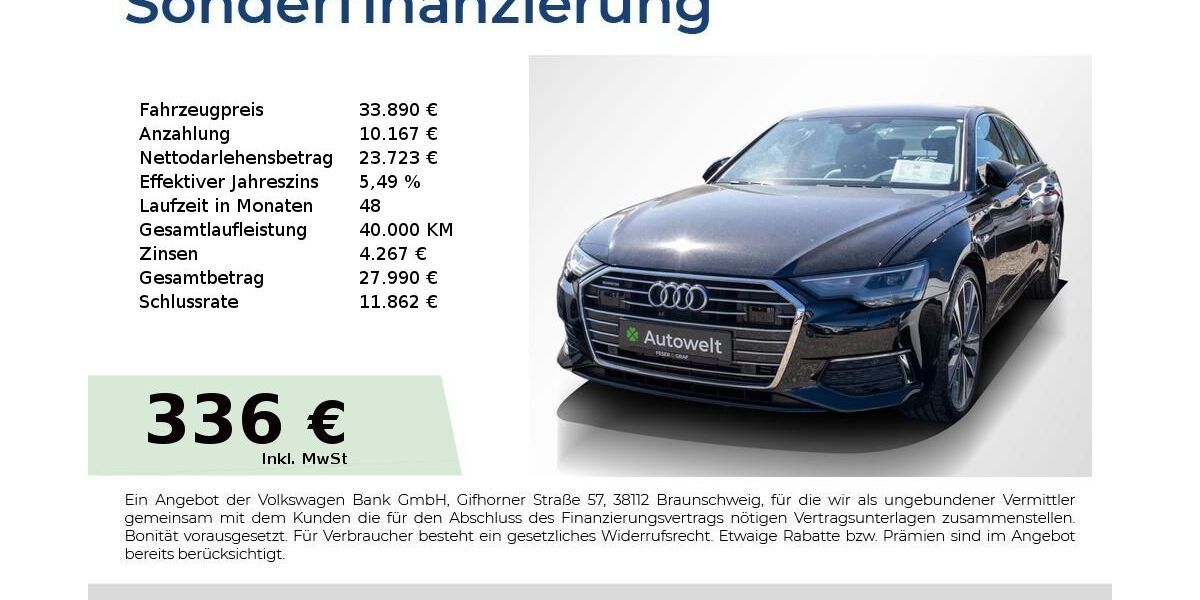 Audi A6 51.750 km 33.890 &euro; Nürnberg 90431