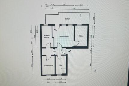 Schöne 3 Raumwohnung in Neusörnewitz 3 zimmer